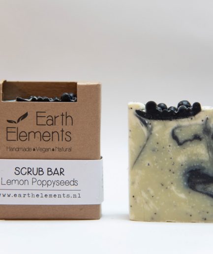 Scrub SoapBar Lemon Poppyseeds